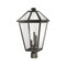 Z-Lite Talbot 3 Light Outdoor Post Mount Fixture, Oil Rubbed Bronze And Seedy 579PHXLR-ORB - alternate 4